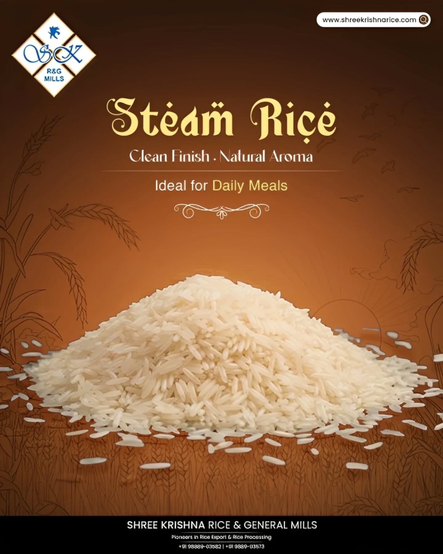 Best Quality Steam Basmati Rice for Indian Cooking